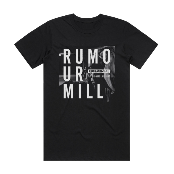 Rudimental Rumour Mill Remixes Album Cover T-Shirt Black