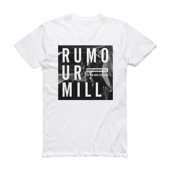 Rudimental Rumour Mill Remixes Album Cover T-Shirt White