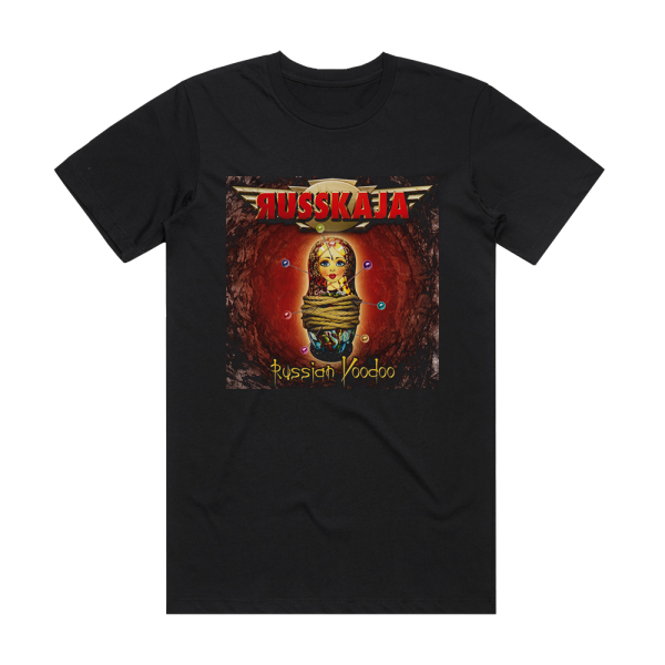 Russkaja Russian Voodoo Album Cover T-Shirt Black