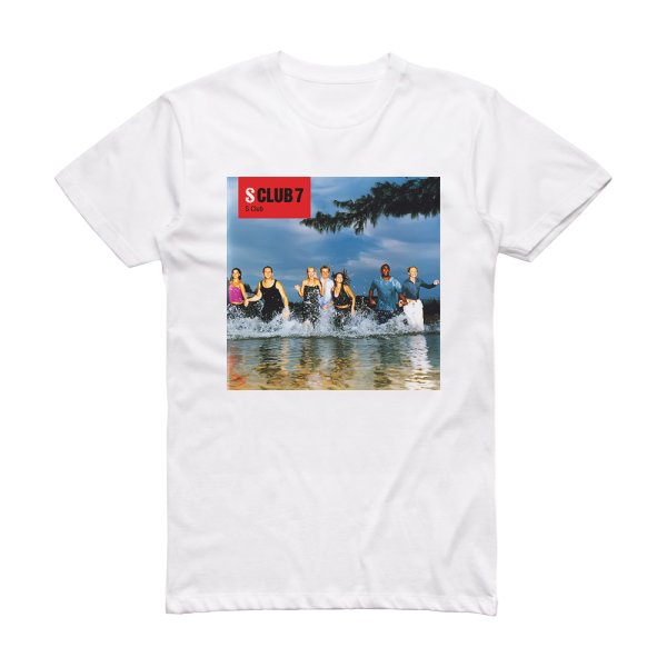 S Club 7 S Club Album Cover T-Shirt White