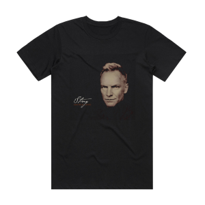 Sting Sacred Love 1 Album Cover T-Shirt Black