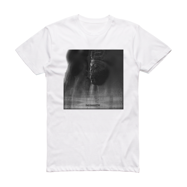 Senmuth Sacred Word 1 Album Cover T-Shirt White