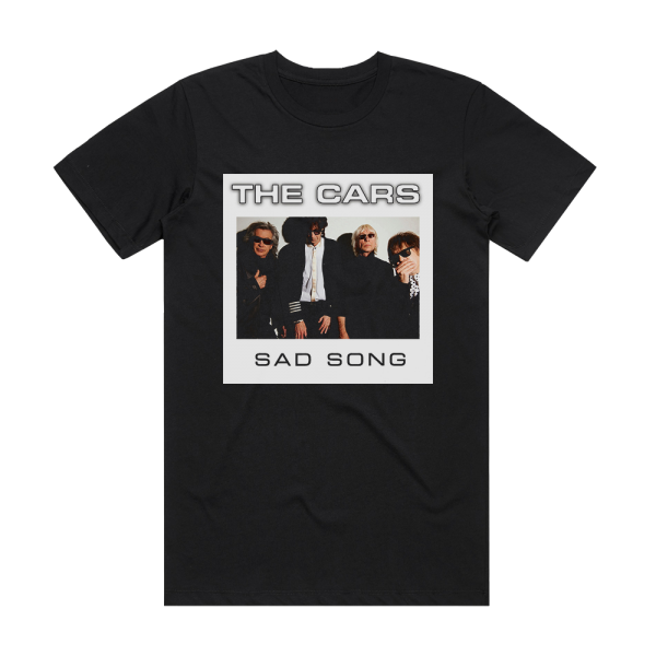 The Cars Sad Song Album Cover T-Shirt Black