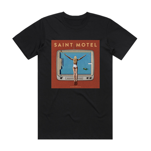 Saint Motel Saintmotelevision Album Cover T-Shirt Black