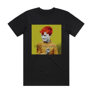The Young Dubliners Saints And Sinners Album Cover T-Shirt Black
