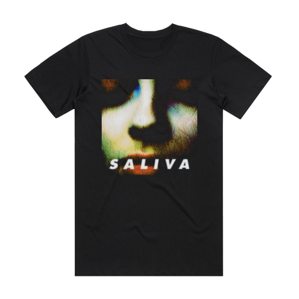 Saliva Saliva Album Cover T-Shirt Black