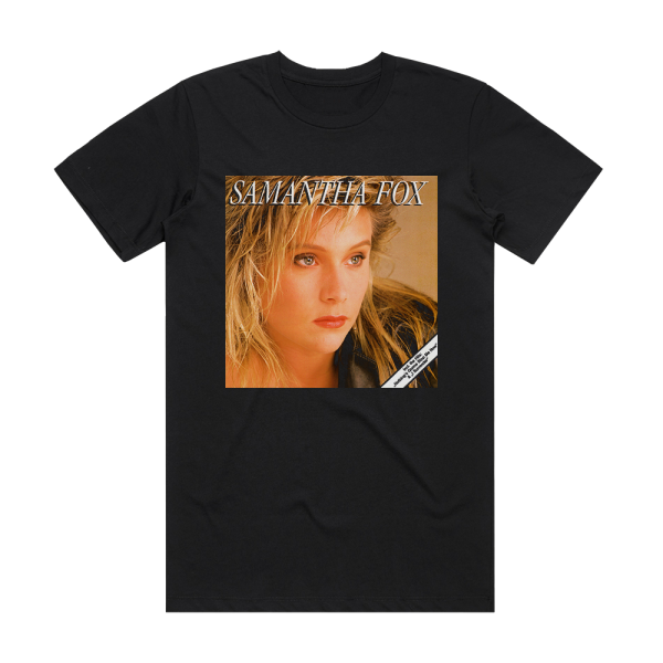 Samantha Fox Samantha Fox 1 Album Cover T-Shirt Black