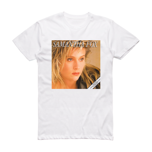 Samantha Fox Samantha Fox 1 Album Cover T-Shirt White