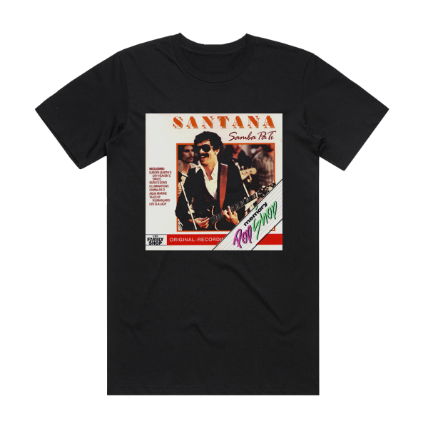 Santana Samba Pa Ti 2 Album Cover T-Shirt Black