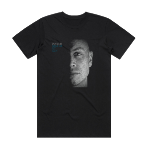 Petter Samlar Ut Den Album Cover T-Shirt Black