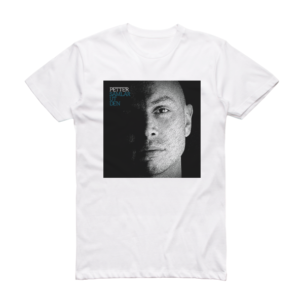 Petter Samlar Ut Den Album Cover T-Shirt White