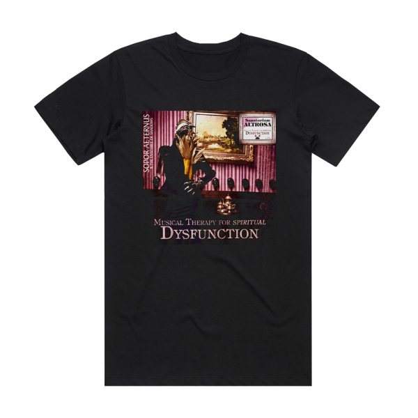 Sopor Aeternus and The Ensemble of Shadows Sanatorium Altrosa Musical Therapy For Spiritual Dysfunction Album Cover T-Shirt Black