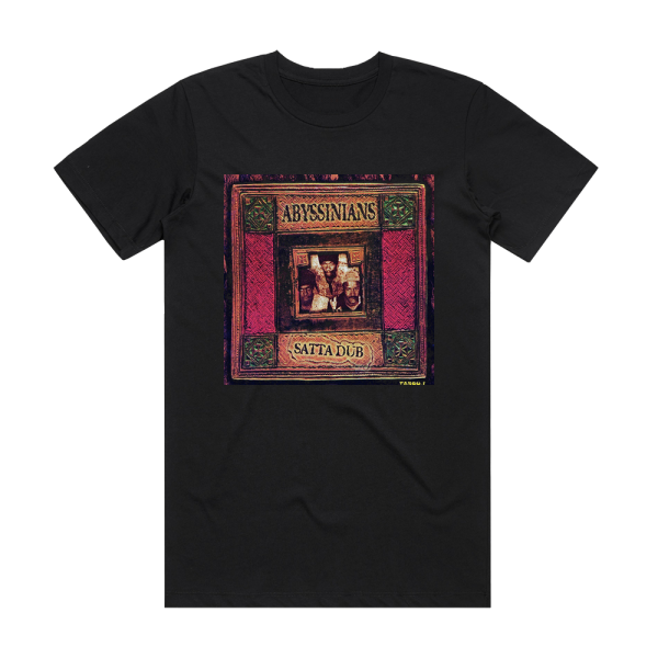The Abyssinians Satta Dub Album Cover T-Shirt Black