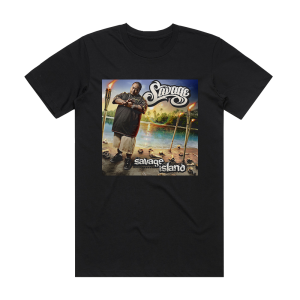 Savage Savage Island Album Cover T-Shirt Black