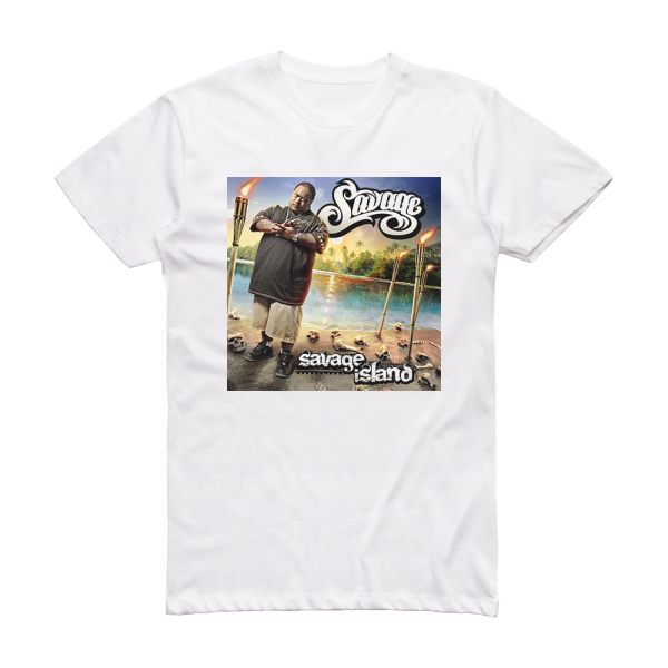 Savage Savage Island Album Cover T-Shirt White