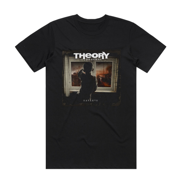 Theory of a Deadman Savages Album Cover T-Shirt Black