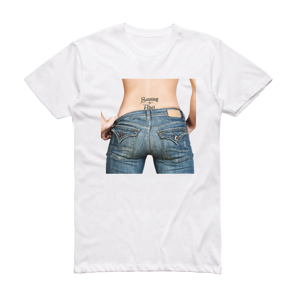 Saving Abel Saving Abel Album Cover T-Shirt White