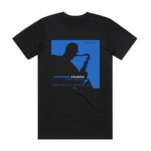 Sonny Rollins Saxophone Colossus 1 Album Cover T-Shirt Black