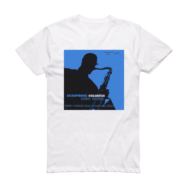 Sonny Rollins Saxophone Colossus 1 Album Cover T-Shirt White