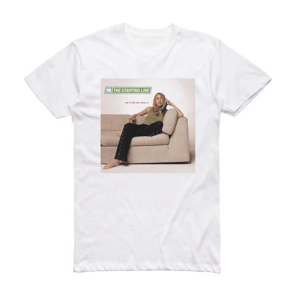The Starting Line Say It Like You Mean It Album Cover T-Shirt White