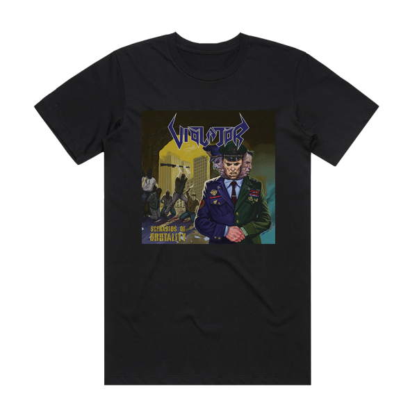 Violator Scenarios Of Brutality Album Cover T-Shirt Black