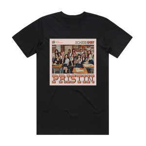 PRISTIN Schxxl Out Album Cover T-Shirt Black