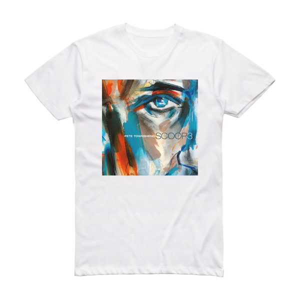 Pete Townshend Scoop 3 Album Cover T-Shirt White