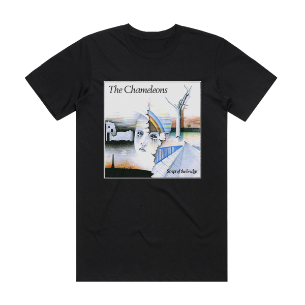 The Chameleons Script Of The Bridge Album Cover T-Shirt Black