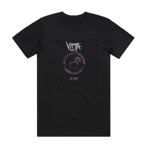 Vitja Scum Album Cover T-Shirt Black