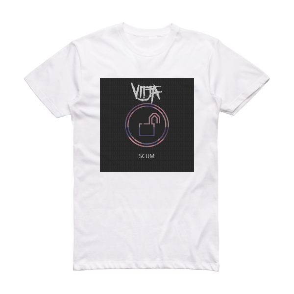 Vitja Scum Album Cover T-Shirt White