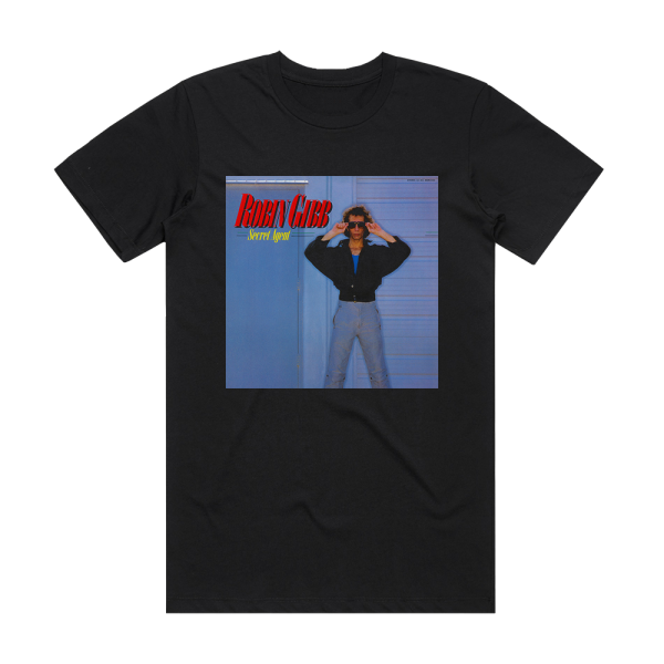 Robin Gibb Secret Agent Album Cover T-Shirt Black