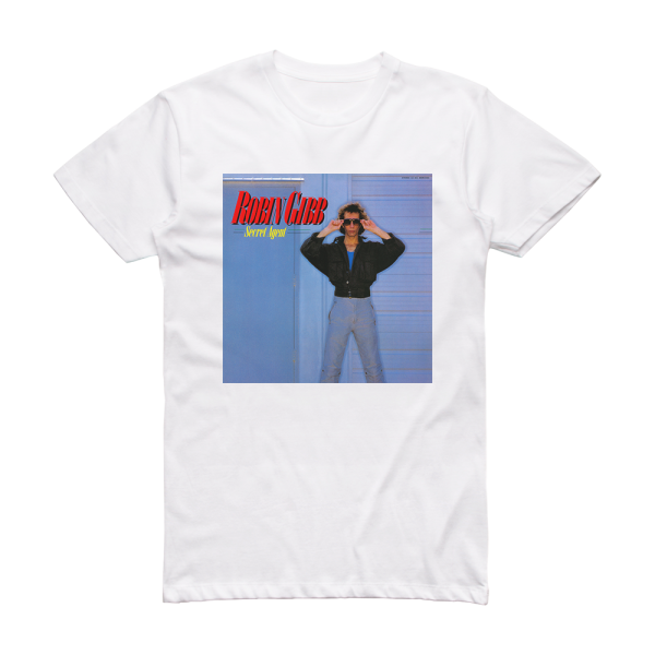 Robin Gibb Secret Agent Album Cover T-Shirt White