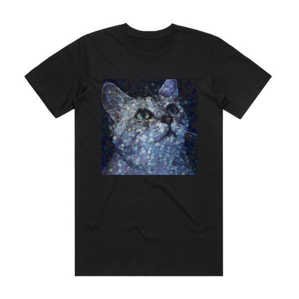 PLASTICZOOMS Secret Postcard Album Cover T-Shirt Black