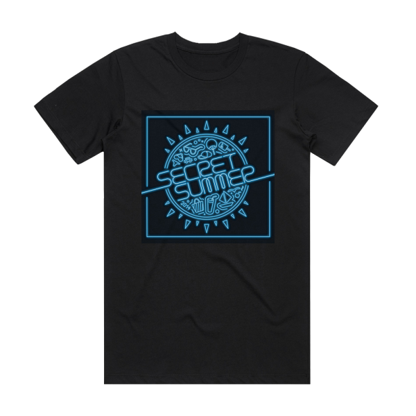 Secret Secret Summer 1 Album Cover T-Shirt Black