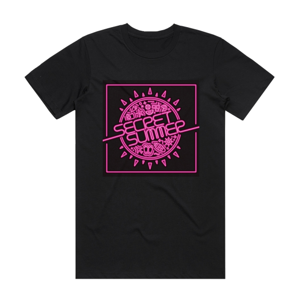 Secret Secret Summer 2 Album Cover T-Shirt Black