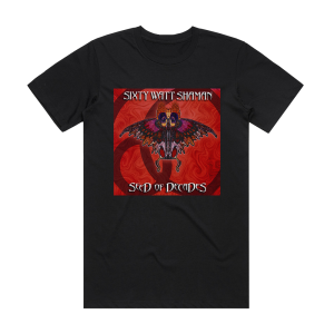 Sixty Watt Shaman Seed Of Decades Album Cover T-Shirt Black