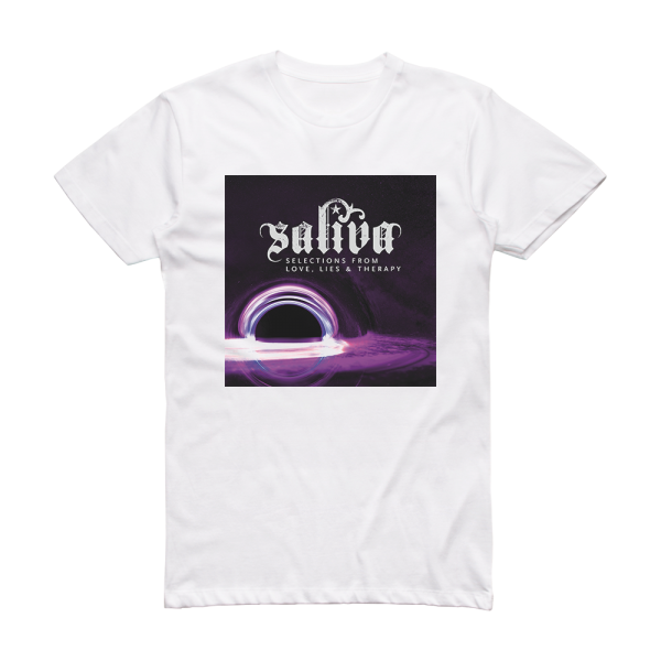 Saliva Selections From Love Lies Therapy Album Cover T-Shirt White