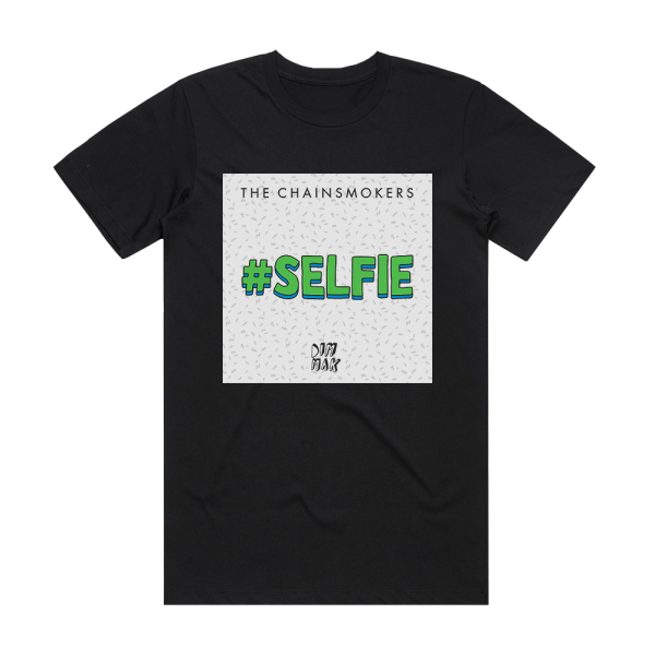 The Chainsmokers Selfie Album Cover T-Shirt Black