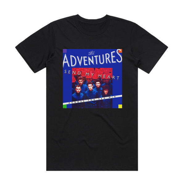 The Adventures Send My Heart Album Cover T-Shirt Black