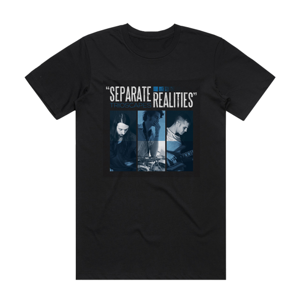Trioscapes Separate Realities Album Cover T-Shirt Black