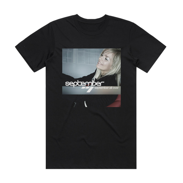 September September All Over Album Cover T-Shirt Black