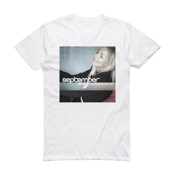 September September All Over Album Cover T-Shirt White