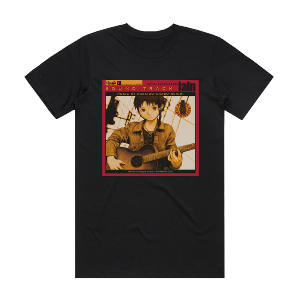 Reichi Nakaido Serial Experiments Lain Album Cover T-Shirt Black