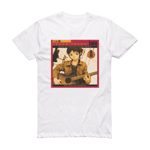 Reichi Nakaido Serial Experiments Lain Album Cover T-Shirt White