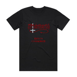 Possessed Seven Churches 1 Album Cover T-Shirt Black