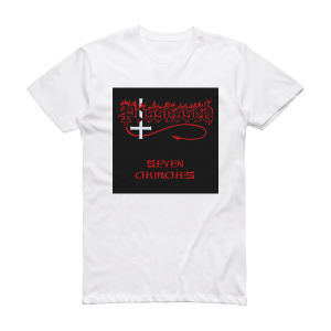 Possessed Seven Churches 1 Album Cover T-Shirt White