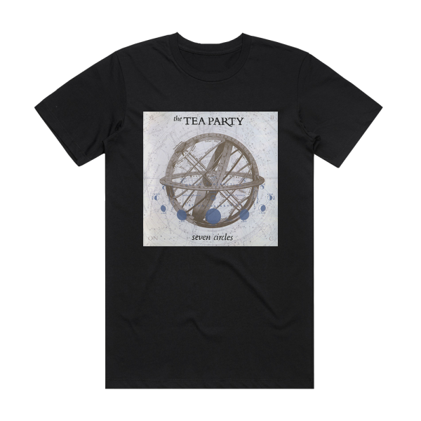 The Tea Party Seven Circles Album Cover T-Shirt Black