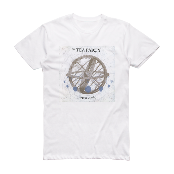 The Tea Party Seven Circles Album Cover T-Shirt White