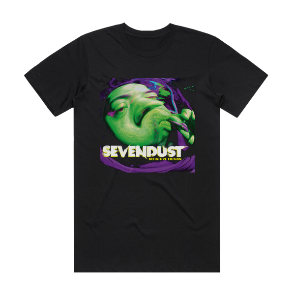 Sevendust Sevendust 1 Album Cover T-Shirt Black