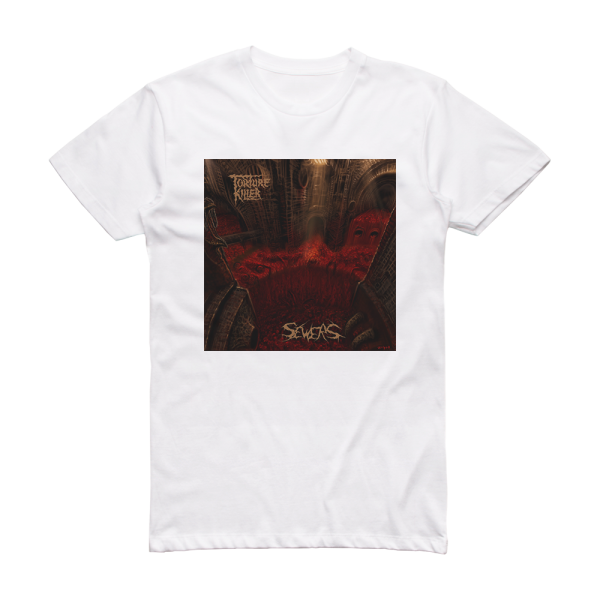 Torture Killer Sewers Album Cover T-Shirt White